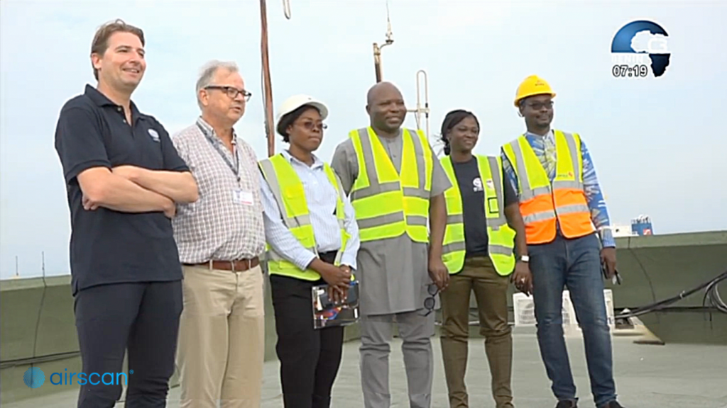 Airscan team with Enabel in Africa, Port of COTONOU