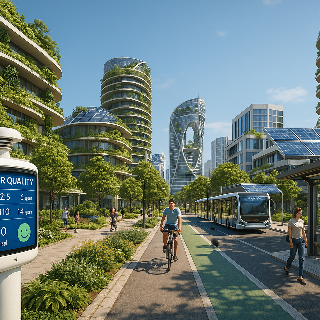 Smart Cities image Ai generated