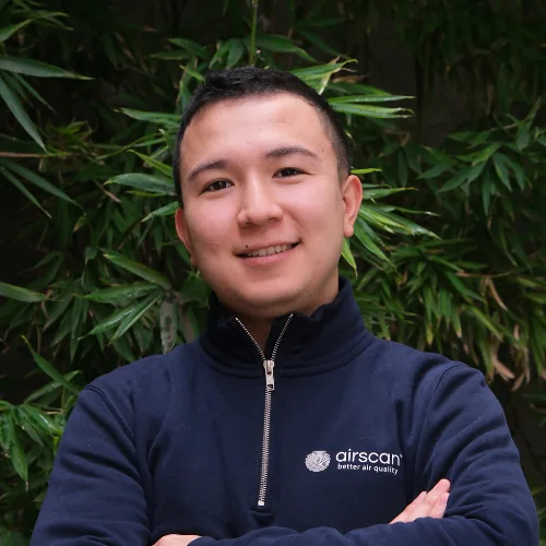 Adyl Anvarov, ingénieur en qualité de l'air, agent d'essais de performance WELL