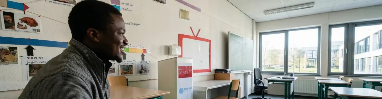 Indoor air quality in Belgian classroom