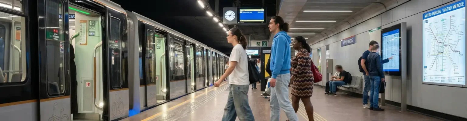 Tests de qualité de l'air intérieur dans les stations de métro de Bruxelles