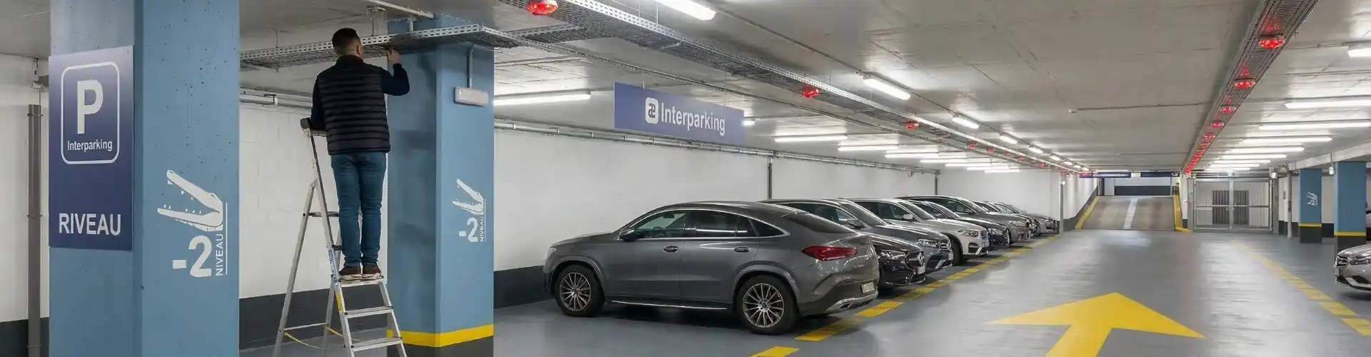 Surveillance de la qualité de l'air intérieur des parkings pour Interparking Europe